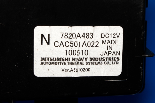 Styreenhet klima/aircondition til Peugeot iOn 2011-2020 (MITSUBISHI|7820A483|)