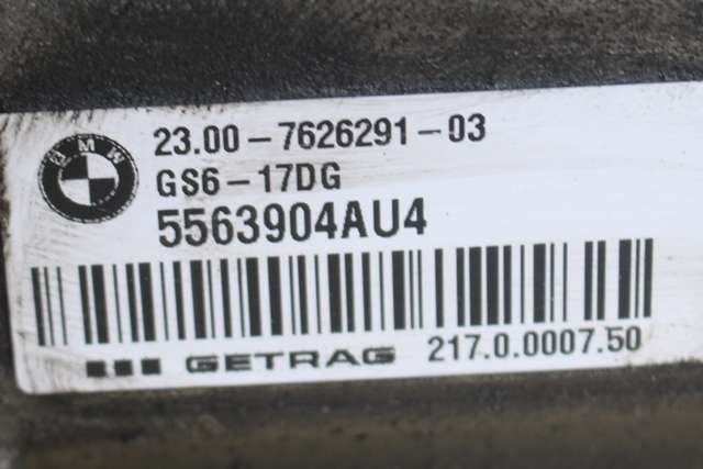 Girkasse manuell 6-trinn til BMW 1-Serie 2011-2015 (Fase 1) (F20/F21) (F20/F21) (GETRAG|5563904-AU4|23.00-7 626 291|)