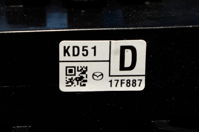 Bryter blink til Mazda 3 2013-2016 (Type III, Fase 1)  (MAZDA|KD51-17F887|)