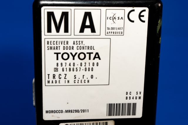 Styreenhet diverse til Toyota Auris 2015-2019 (Type II, Fase 2)  (TOYOTA|89740-02100|)