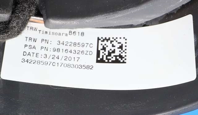 Ratt til Citroën C3 2016-->> (Type III)  (CITROEN|98 164326 ZD|)