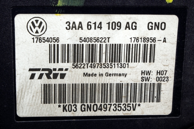 ABS sentral til VW Passat 2011-2015 (B7) (B7) (VAG|3AA 614 109 AG|)