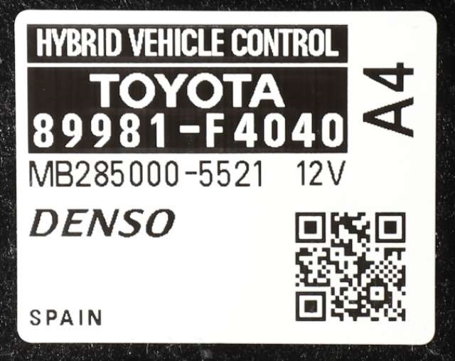 Styreenhet diverse til Toyota C-HR 2016-->> (TOYOTA|89981-F4040|)