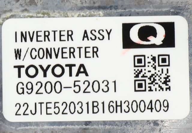 Inverter hybrid til Toyota Yaris 2014-2020 (Type III, Fase 2)  (TOYOTA|G9200-52031|)
