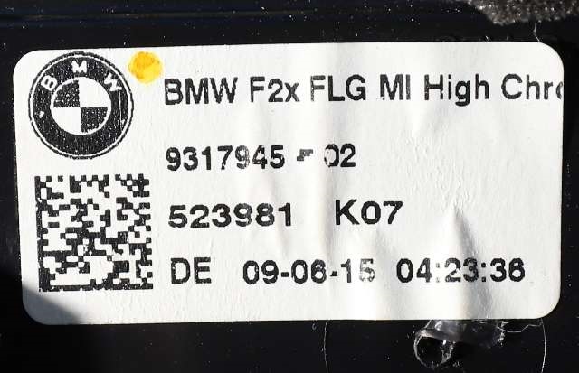 Dashbord friskluftdyse midtkonsoll til BMW 1-Serie 2015-2019 (Fase 2) (F20/F21) (F20/F21) (BMW|9 317 945-02|)
