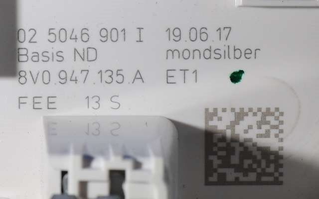 Taklyspanel til Audi Q3 2015-2018 (Type I, Fase 2) (VAG|8V0 947 135 A|)