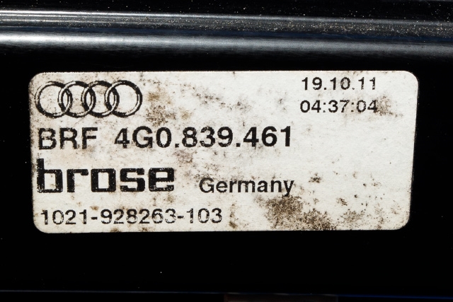 Ruteheis venstre bak til Audi A6 2011-2014 (Type IV, Fase 1) (C7) (C7) (VAG|8K0 959 811 A|)