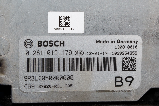 Styreenhet motor til Honda Civic 2012-2015 (Type IX, Fase 1) (BOSCH|0 281 019 179|37820-R3L-G05|)