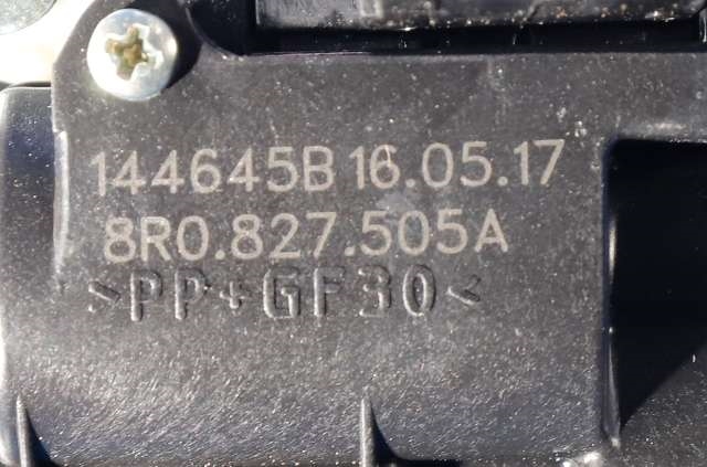 Baklukelås til Audi Q3 2015-2018 (Type I, Fase 2)  (VAG|8R0 827 505 A|)