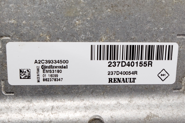 Styreenhet motor til Renault Zoe 2013-2019 (Fase 1) (CONTINENTL|A2C39334500|237D 40155R|)
