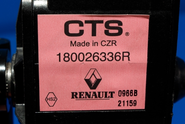 Pedal gass til Renault Zoe 2013-2019 (Fase 1) (RENAULT|1800 26336R|)