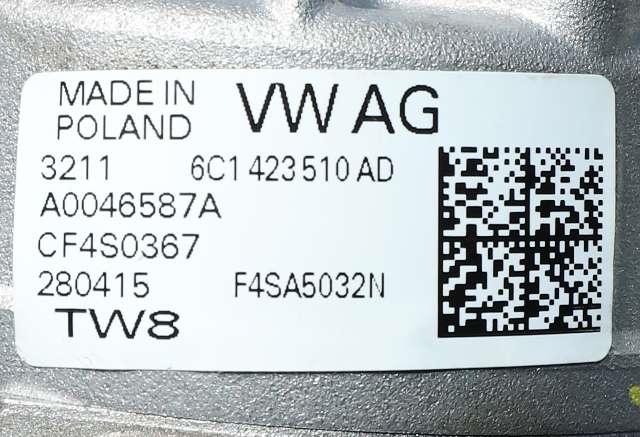 Rattaksel elektrisk servo til VW Polo 2014-2017 (Type V, Fase 2) (VAG|6C1 423 510 AD|)