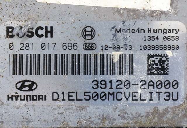 Styreenhet motor til Hyundai Ix35 2010-2015 (BOSCH|0 281 017 696|39120-2A000|)