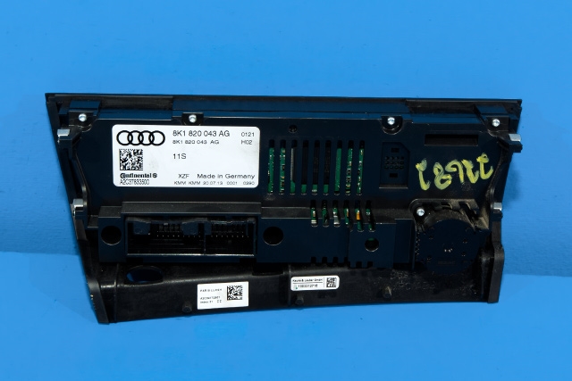 Varmeapparat betjening til Audi A4 2007-2014 (Type IV) (B8) (B8) (VAG|8K1 820 043 AG|)