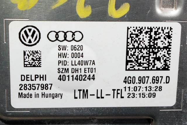 Styreenhet lys (LCM - Light Control Module) til Audi A4 2007-2014 (Type IV) (B8) (B8) (VAG|4G0 907 697 D|)