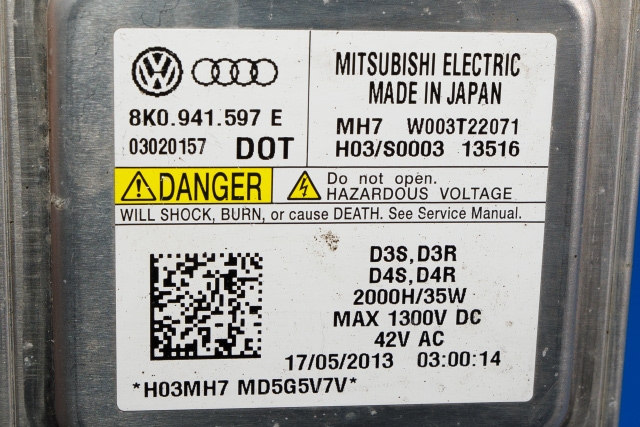 Styreenhet xenon/ballast til Audi A4 2007-2014 (Type IV) (B8) (B8) (VAG|8K0 941 597 E|)