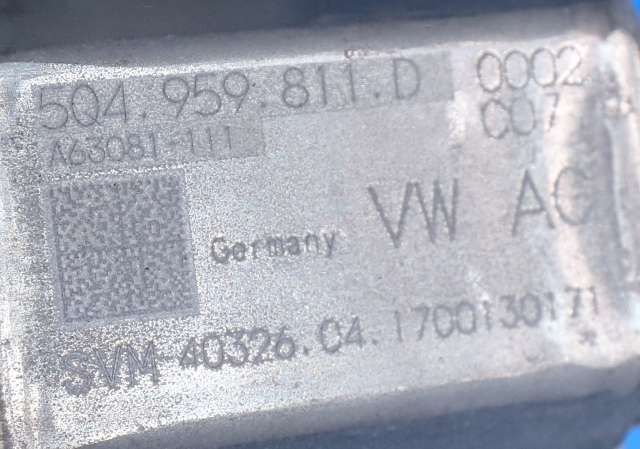 Ruteheis venstre bak til VW Golf VII 2017-2020 (Fase 2) (VAG|5G4 839 461 C|)