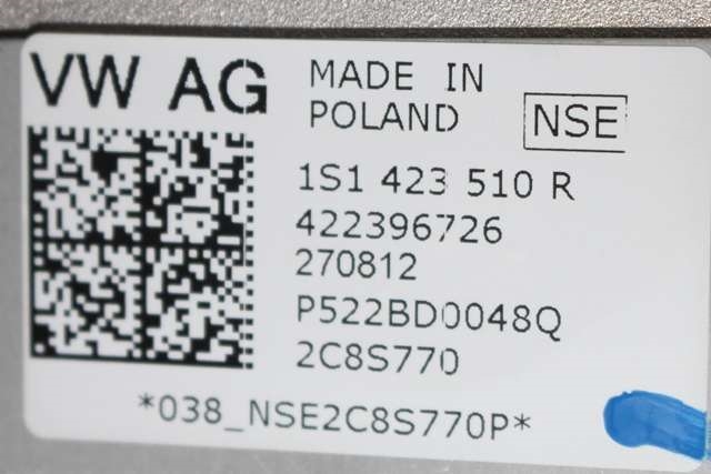 Rattaksel elektrisk servo til Škoda Citigo 2012-2019  (VAG|1S1 423 510 R|)