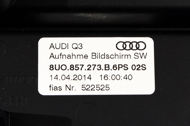 Instrument head-up display (HUD) til Audi Q3 2011-2014 (Type I, Fase 1)  