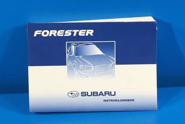 Instruksjonsbok til Subaru Forester, 2005-2008 (Type II, Fase 2)