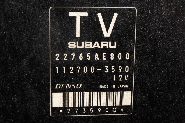 Styreenhet motor til Subaru XV 2012-2017 (Type I)  (DENSO|112700-3590|22765-AE800|)