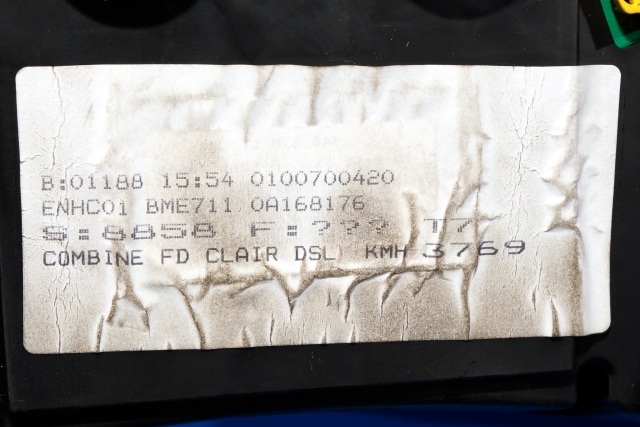 Instrumentpanel til Peugeot 308 2007-2011 (Type I, Fase 1) (PEUGEOT|96 643769 80|)