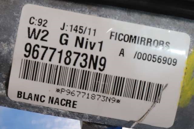 Speil venstre til Peugeot 508 2011-2014 (Type I, Fase 1)  (PEUGEOT|96 771873 N9|)