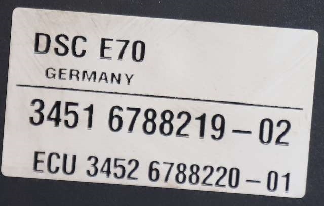 ABS sentral til BMW X5 2007-2013 (E70) (E70) (BOSCH|0 265 250 282|34.51-6 780 126|)