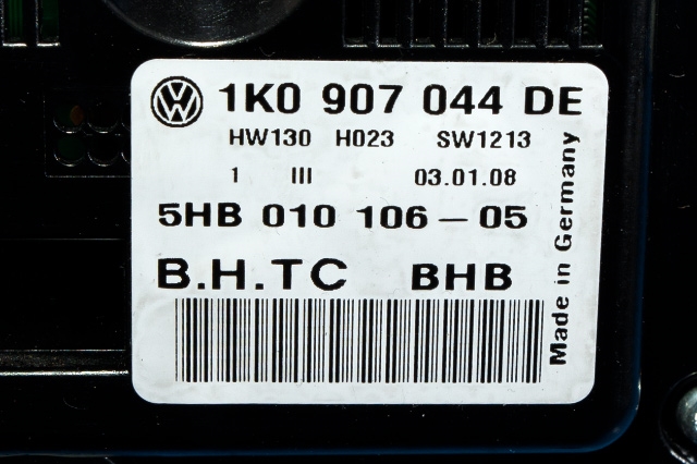 Varmeapparat betjening til VW Tiguan 2007-2011 (Type I, Fase 1)  (HELLA|5HB 010 106-05|1K0 907 044 DE|)