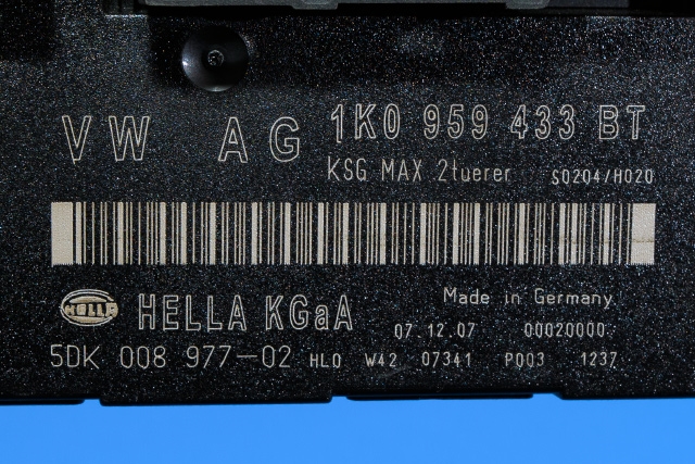 Styreenhet comfort (BCM) til VW Tiguan 2007-2011 (Type I, Fase 1)  (HELLA|5DK 008 977-02|1K0 959 433 BT|)