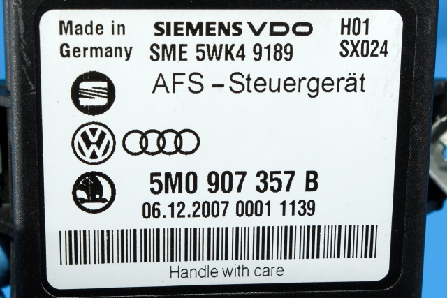 Styreenhet diverse til VW Tiguan 2007-2011 (Type I, Fase 1) (SIEMENS|5WK4 9189|5M0 907 357 B|)