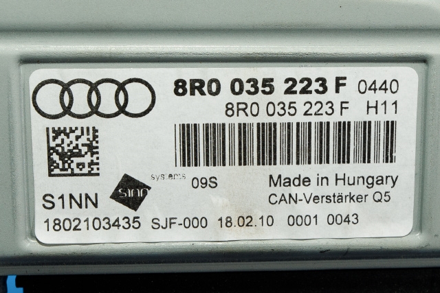 Bilstereo forsterker til Audi A4 2007-2014 (Type IV) (B8) (B8) (VAG|8R0 035 223 F|)