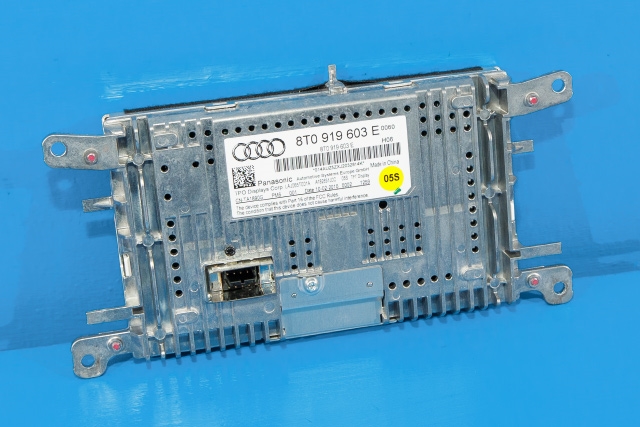 Bilstereo navigasjon skjerm til Audi A4 2007-2014 (Type IV) (B8) (B8) (VAG|8T0 919 603 E|)