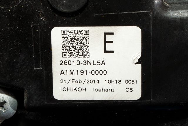 Frontlykt høyre halogen til Nissan Leaf 2011-2017 (Type I)  (NISSAN|26010-3NL5A|)