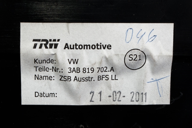 Dashbord friskluftdyse høyre til VW Passat 2011-2015 (B7) (B7) (VAG|3AB 819 702 A|)
