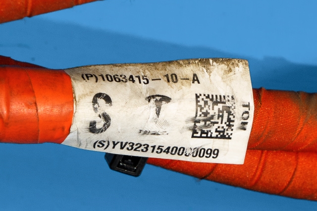 Kabel høy volt (HV) elbil til Tesla Model S 2013-2016 (Fase 1)  (TESLA|1063415-10-A|)