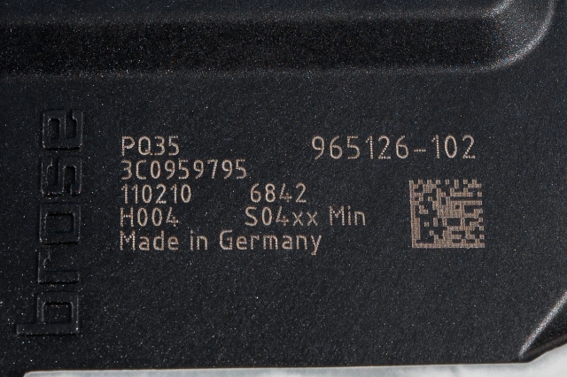 Ruteheis, kun motor, venstre bak til VW Passat 2011-2015 (B7) (B7) (VAG|3C0 959 703|)