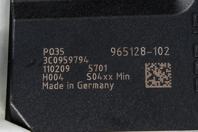 Ruteheis, kun motor, høyre bak til VW Passat 2011-2015 (B7) (B7) (VAG|3C0 959 704|)