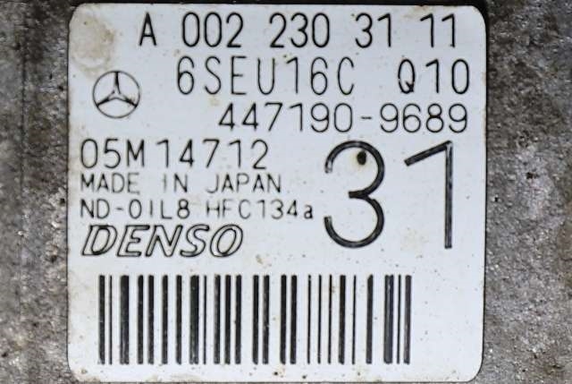 Aircondition kompressor til Mercedes E-Klasse 2009-2013 (Fase 1) (W212) (W212) (MERCEDES|A 002 230 31 11|)