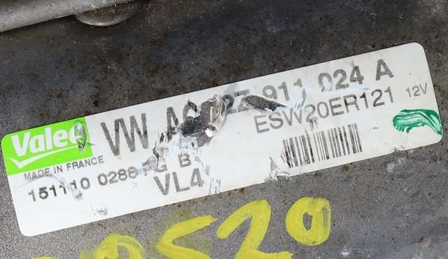 Starter diesel til VW Golf VI 2008-2012  (VALEO|ESW20ER121|02Z 911 024 A|)