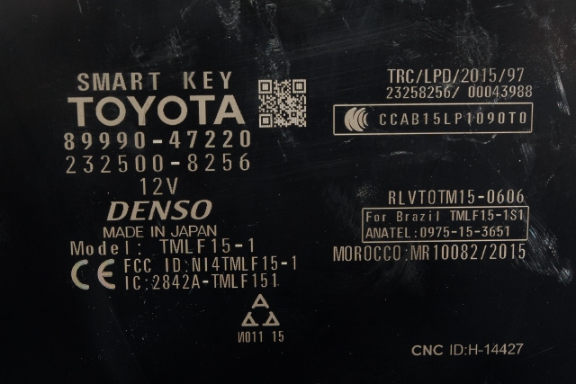 Styreenhet nøkkelfri/keyless til Toyota Prius 2016-2023 (Type IV) (combi) (combi) (TOYOTA|89990-47220|)