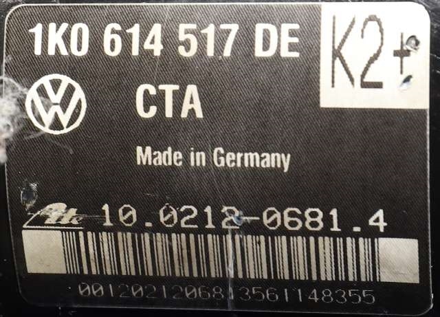 ABS sentral til Škoda Octavia 2009-2013 (Type II, Fase 2)  (VAG|1K0 614 517 DE|)