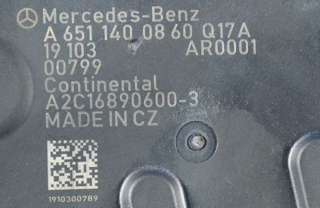 Spjeldhus til Mercedes Sprinter 2018-->> (907/910) (907/910) (CONTINENTL|A2C16890600-3|A 651 140 08 60|)