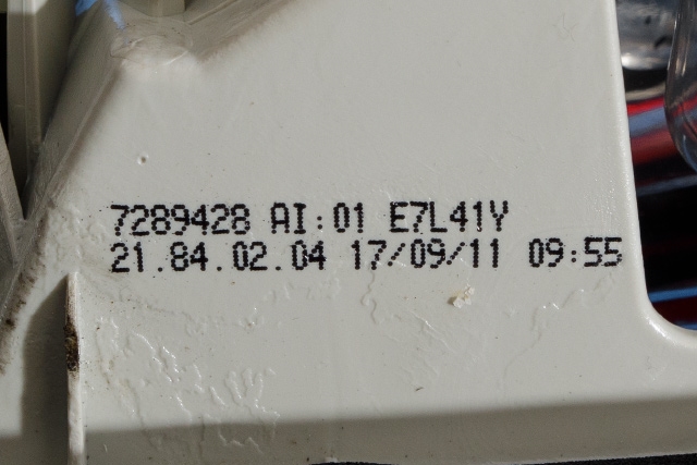 Baklykt høyre indre til BMW 3-Serie 2005-2011 (E90/E91/E92/E93) (E90/E91/E92/E93) (BMW|7 289 428|)