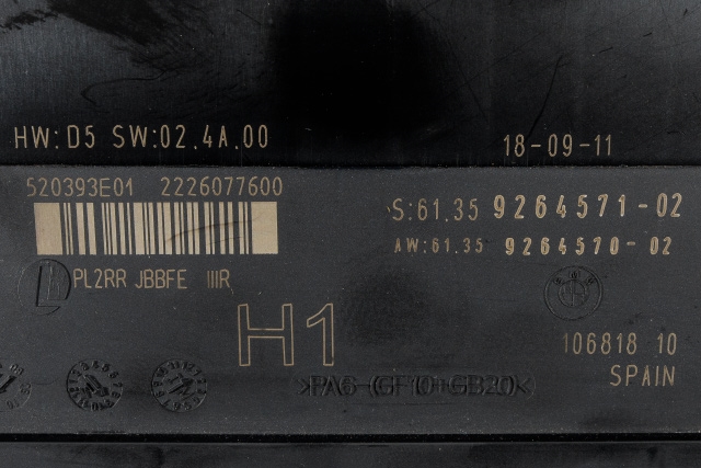 Styreenhet comfort (BCM) til BMW 3-Serie 2005-2011 (E90/E91/E92/E93) (E90/E91/E92/E93) (BMW|9 264 571|)