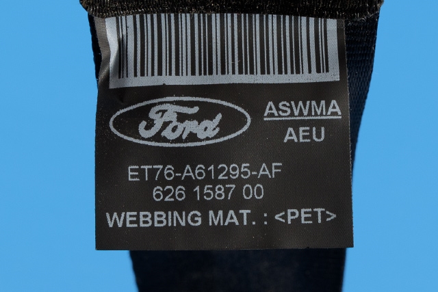 Sikkerhetsbelte foran venstre til Ford Transit Courier 2014-2018 (Type I, Fase 1) (FORD|ET76-A61295-AF|)