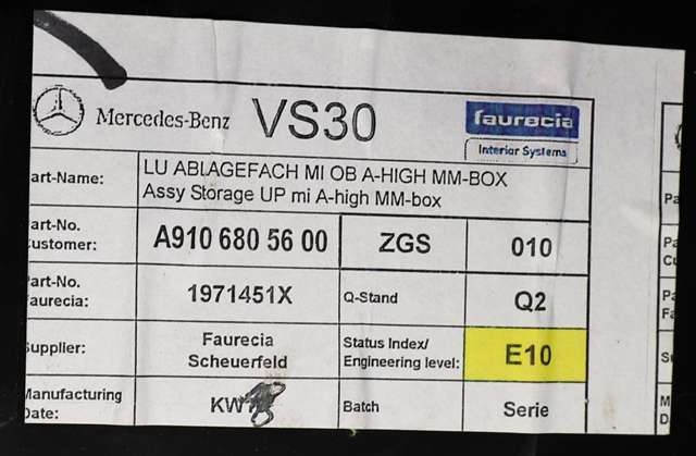 Dashbord myntrom til Mercedes Sprinter 2018-->> (907/910) (907/910) (MERCEDES|A 910 680 56 00|)