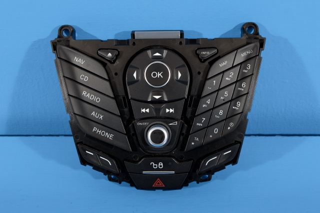 Bilstereo navigasjon betjeningspanel til Ford Transit Courier, 2014-2018 (Type I, Fase 1) (FORD|C1BT-18K811-RA)