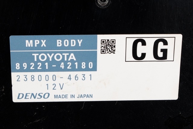 Styreenhet diverse til Toyota RAV4 2013-2015 (Type IV, Fase 1)  (DENSO|238000-4631|89221-42180|)