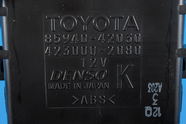 Rele diverse til Toyota RAV4 2013-2015 (Type IV, Fase 1) (DENSO|423000-2080|85940-42030|)
